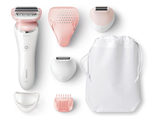 Philips SatinShave Prestige Wet und Dry Elektrischer Ladyshaver BRL180/00