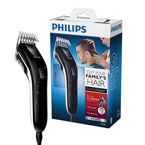 Philips Series 3000 Haarschneider (11 Längen) QC5115/15, Schwarz