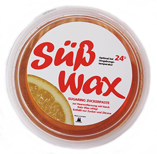 449g Süß Wax 24° Sugaring Zuckerpaste zur Haarentfernung mit Hand, kein Vlies nötig. Optimal bei 24° Umgebungstemperaturen.